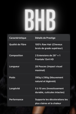 La santana | L’Indispensable du Raw Hair  28"pouces  