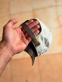 New Era 9Forty - La Dodgers 'Cream Suede'  Strapback Stone/Oatmilk 