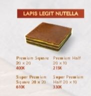 Lapisa Nutella Super Priemum