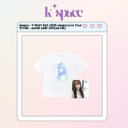 aespa - T-Shirt Set [2025 aespa Live Tour 'SYNK : aeXIS LINE' Official MD]