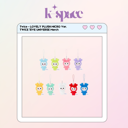 Twice - LOVELY PLUSH MICRO Ver. TWICE 10VE UNIVERSE Merch