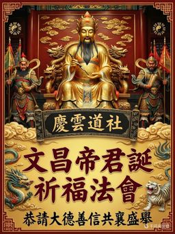 2026文昌帝君寶誕祈福法會