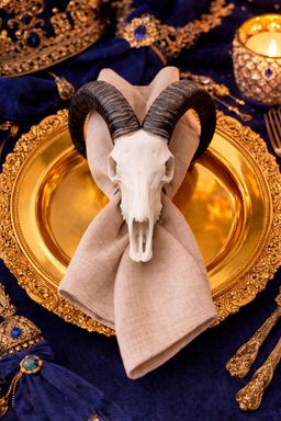  Barbary Sheep Skull Napkin Ring