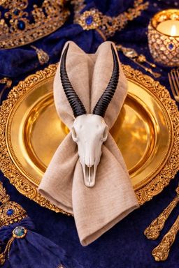 BlesBuck Skull Napkin Rings  