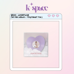JISOO Blackpink - AMORTAGE [1st Mini Album - Vinyl Heart Ver.]