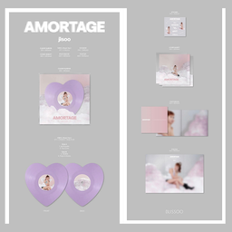 JISOO Blackpink - AMORTAGE [1st Mini Album - Vinyl Heart Ver.]