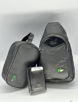 סט 3 פריטים – תיק כתף, פאוץ׳ וארנק