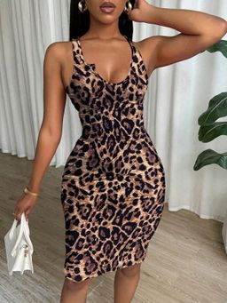 Leopard Bodycon Dress