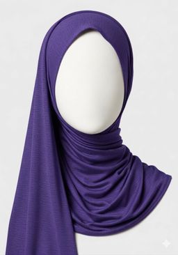 Purple - Jersey Scarf Hijab