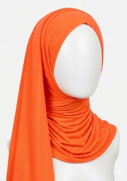 Orange - Jersey Scarf Hijab