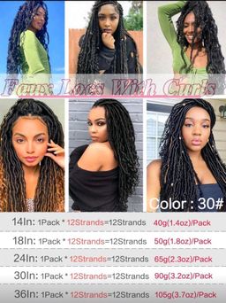 1 Pack Pre Looped Blonde Hair Extension, Faux Locs Crochet Hair With Curly Ends, Soft Locs Synthetic Crochet Hair, Synthetic Dreadlocks Hair Extensions For Christmas Gifts (12 Strands/Pack 613#-1P)
