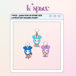 TWICE - JAPAN POP UP STORE 2025 LOVELYS KEY HOLDER CHARM 
