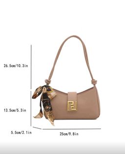 New Luxury Solid Color Versatile Women Shoulder Bag