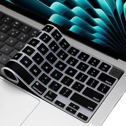 Protection Clavier en Silicone pour MacBook Pro 14 pouces M4 / M3 / M2 / M1 (2021–2025) – Ultra Fine, Anti-Poussière et Étanche