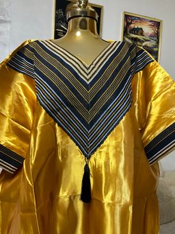 Gold - Mikado Aso Oke Bubu Kaftan