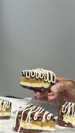 Cookie pie de pistacho crunch y chocolate blanco - porción 