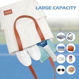 Luzz Versatile Pickleball Shoulder Bag - Vanilla Cream