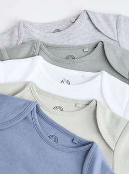 Baby Boy Short Sleeve Bodysuits 5 Pack | Next