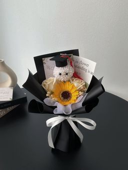 (GP029) Graduation Ping Pong Soap Flower Bouquet 