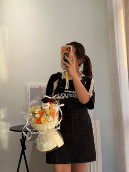 (GP023) Graduation Ping Pong Soap Flower Pao Pao Bouquet 