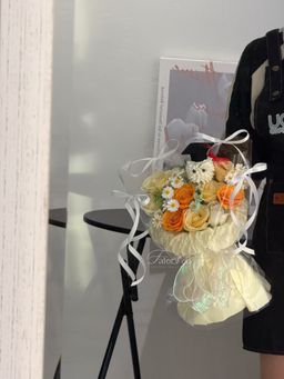 (GP023) Graduation Ping Pong Soap Flower Pao Pao Bouquet 