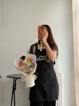 (GP039) Graduation Ping Pong Soap Flower Bouquet   