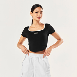 XXMX - Cali Square Neck Crop Short Sleeve
