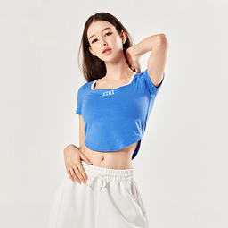 XXMX - Cali Square Neck Crop Short Sleeve