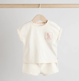 Baby Girls T-Shirt & Shorts Set | Next