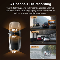 70mai T800 HDR 4K (256GB)