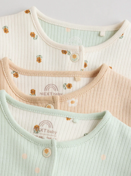 Cream Baby Sleepsuits  | Next