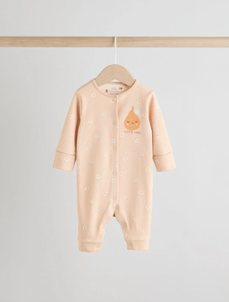 Cream Baby Sleepsuits  | Next
