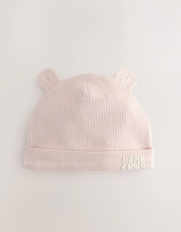 Blue 100% Cotton Slogan Baby Beanie Hat | Next 