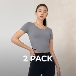 XXMX - [2PACK] Xella Light Round Crop Top