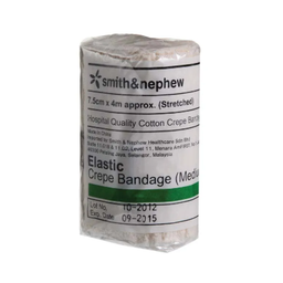 Smith & Nephew Elastic Crepe Bandage (Medium Weight)7.5cm x 4m (Stretched)