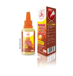 3 Leg Povidone Iodine Dropper Bottle 60ml