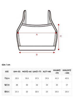 XXMX - Double-line color blocking bra top in Heritage Red