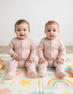 Sand Beige Milk Club Slogan Baby Sleepsuit | Next