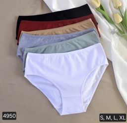 Blumer de algodón cintura alta 