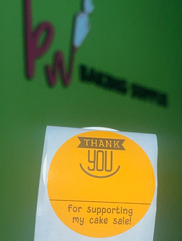 Cake Sale Stickers