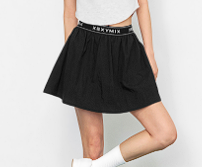 XXMX - Light woven two-in-one skirt 