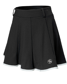 XXMX - Line color block flared full skirt