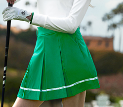 XXMX - Line point pleated skirt