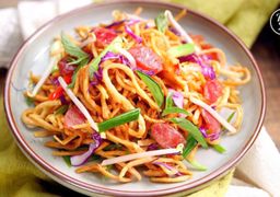 Saut e ed Chinese Sausage with Shredded Carrot