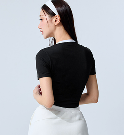 XXMX - Sporty Trackline Crop Short Sleeve