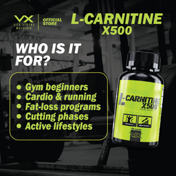 VITAXTRONG™ L-Carnitine X500 Elite | Fat Metabolism • Weight Management • Energy Support • Performance | Halal [VX]