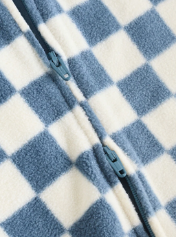 Blue Baby Micro Fleece Two Way Zip Sleepsuits 2 Pack | Next