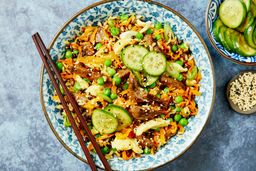 Fried Rice with Pickles and Beef