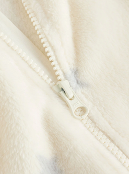 Grey Star Fleece Baby Sleepsuit | Next