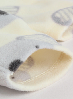 Grey Baby Micro Fleece Two Way Zip Sleepsuits 2 Pack | Next